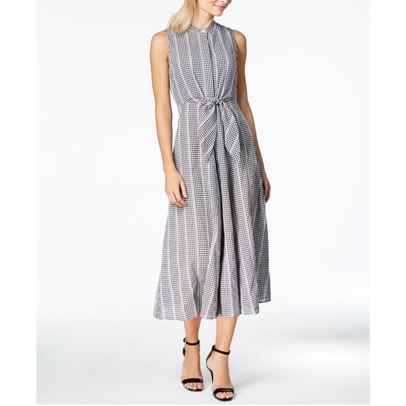 Calvin Klein Black and White Sleeveless Sundress - Picture 2 of 12